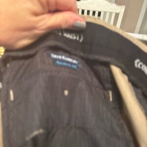 Croft & Barrow Black and Tan Dress Pants